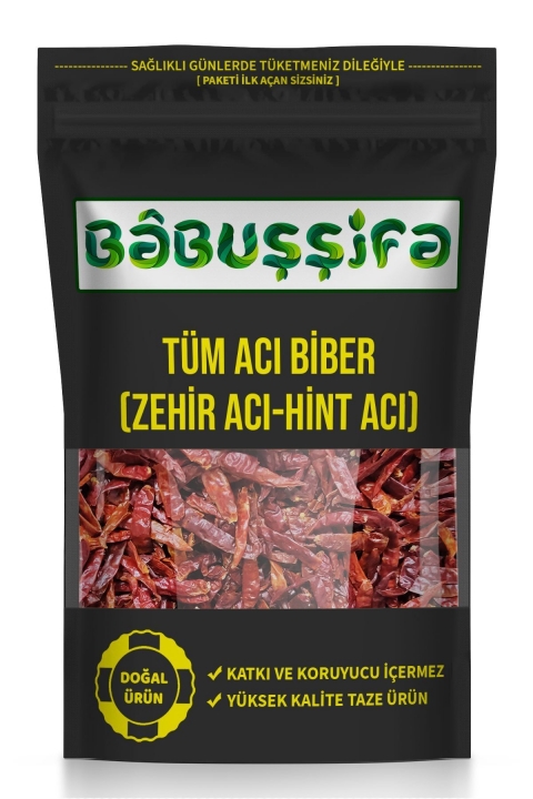 Kurutulmuş Tüm Acı Biber Süper Acı