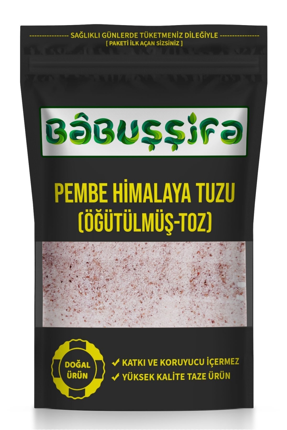 Pembe Himalaya Tuzu (Öğütülmüş) Toz