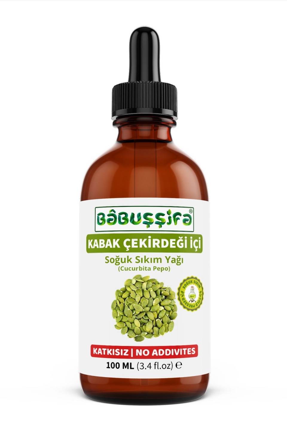 Soğuk Sıkım Saf Kabak Çekirdeği İçi Yağı 100ml