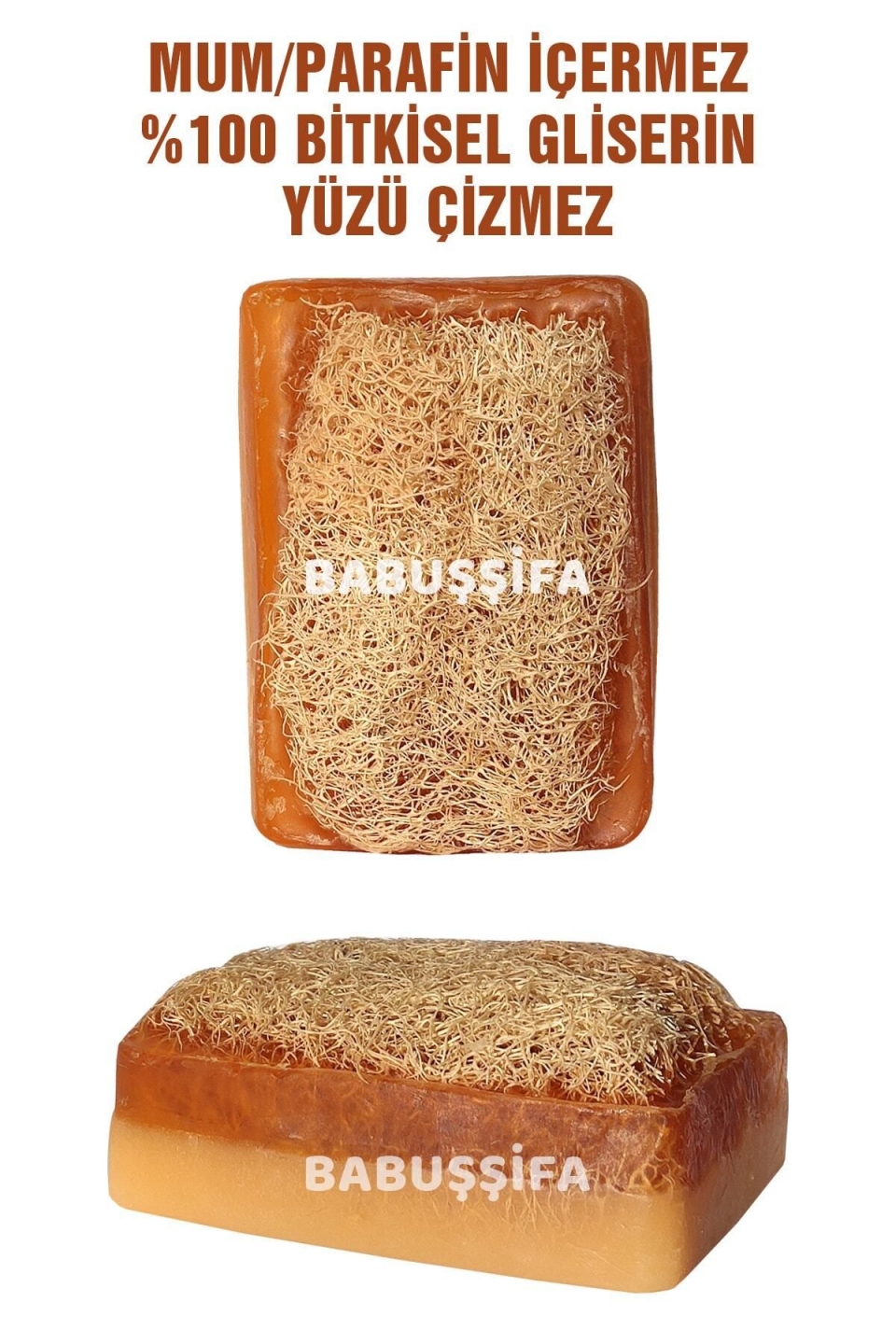 Doğal Kabak Lifli Ballı Sütlü El Yapımı Sabun