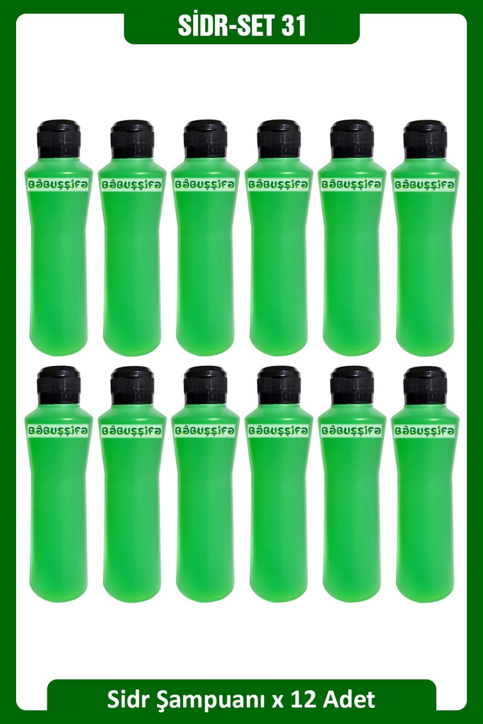 Sidr Seti-31 Orijinal Sidr Şampuanı 250ml 12 adet Es-Sidre