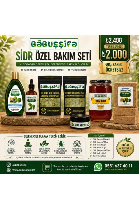 Sidr Özel Bakım ve Terapi Seti 2
