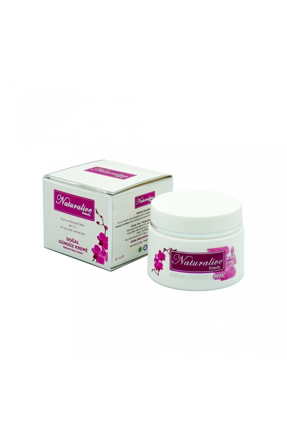 Naturalive Doğal Gündüz Kremi (Kuru ve Normal Ciltler İçin) 50ml